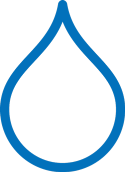 Illustration av vattendroppe